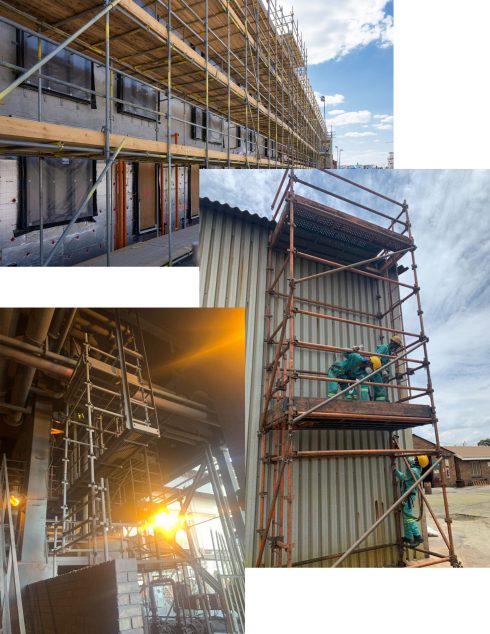 Qarah scaffolding solutions and service offering, scaffold supply, hire, erection & dismantling, traditional scaffolding and insulation contractor company